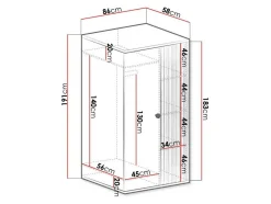 Garderobeskab Venmava 100