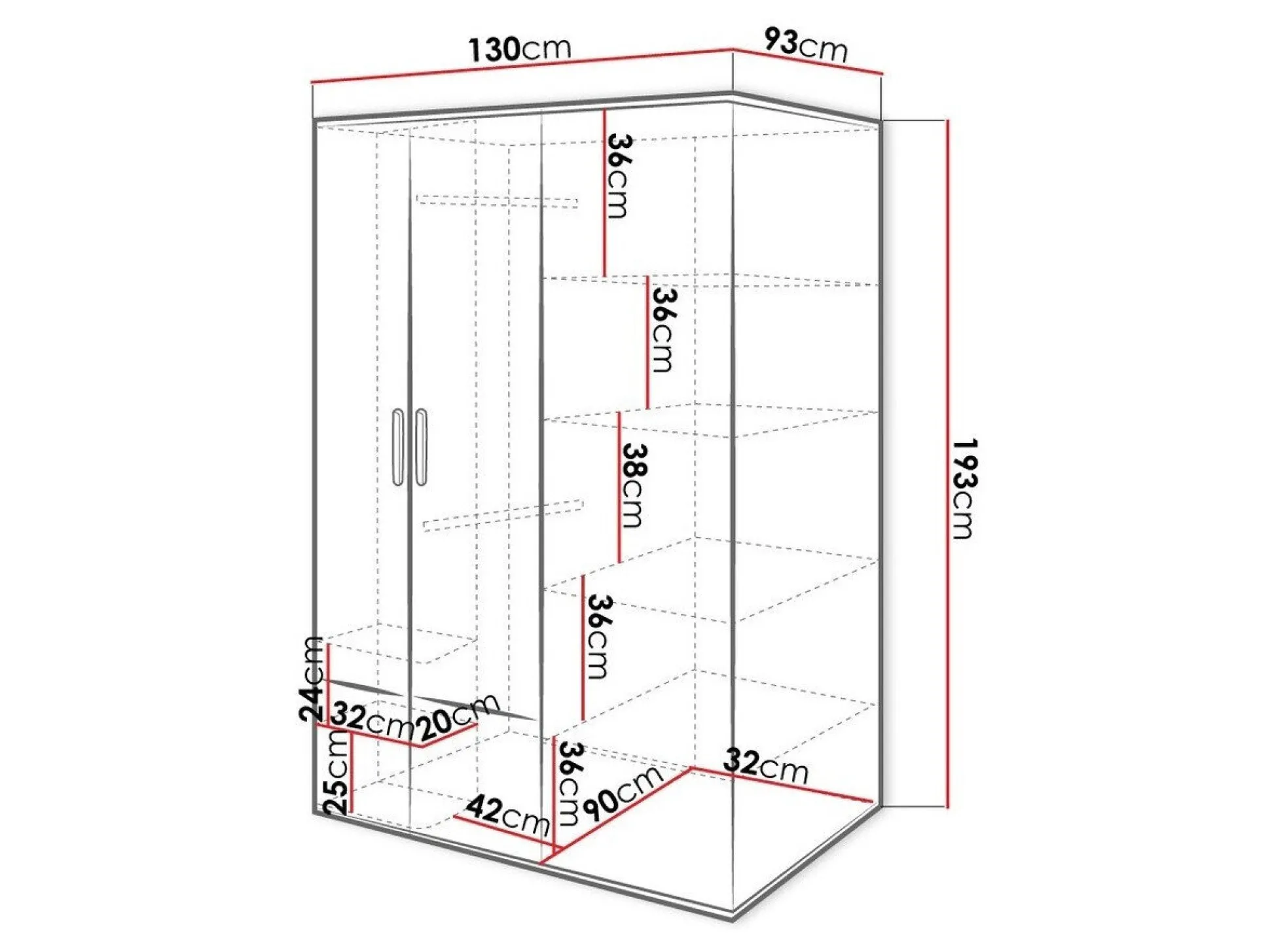 Garderobeskab Veravie 131