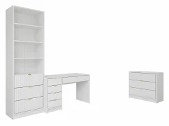 Hjemmekontorsæt Comfivo Papilio V (Hvid)