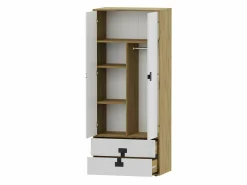 Hjemmekontorsæt Florevi 104 (Mat hvid + Artisan eg)