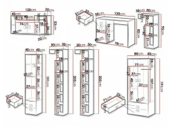 Hjemmekontorsæt Florevi 104 (Mat hvid + Artisan eg)