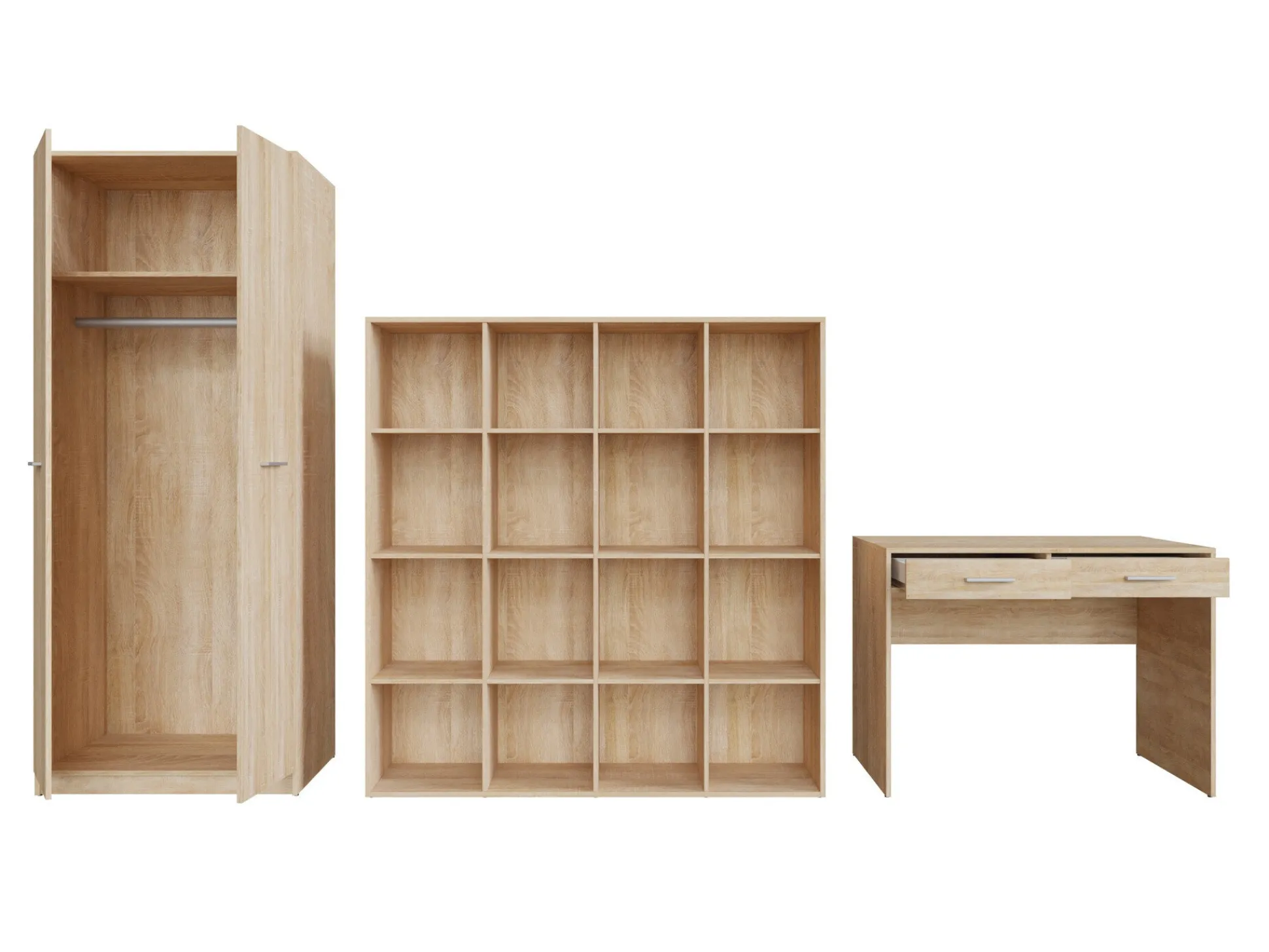 Hjemmekontorsæt Novsore 166 (Sonoma eg)