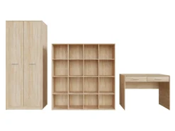 Hjemmekontorsæt Novsore 166 (Sonoma eg)