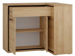 Hjørne kommode Etrmoni 106 (Lyst træ)