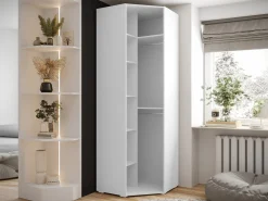Hjørnegarderob Hartford 568 (Hvid)