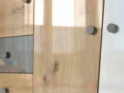 Hjørnegarderob Mirelbu 101 (Artisan eg + Hvid + Sort)