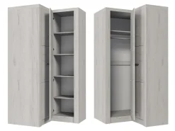 Hjørnegarderob Serfeno 111 (Ask)