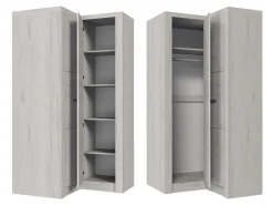 Hjørnegarderob Serfeno 110 (Ask)