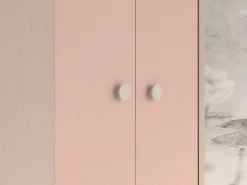 Hjørnegarderob Tortoli 100 (Lyserød)