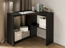 Hjørneskrivebord Austin 302 (Sort)