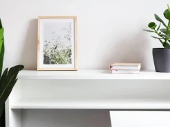 Hjørneskrivebord Concept Pro Lenart Levfere 101 (Hvid)