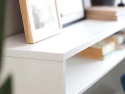 Hjørneskrivebord Concept Pro Lenart Levfere 101 (Hvid)