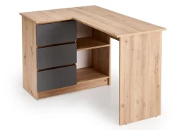 Hjørneskrivebord Houston 1950 (Grafit + Artisan eg)