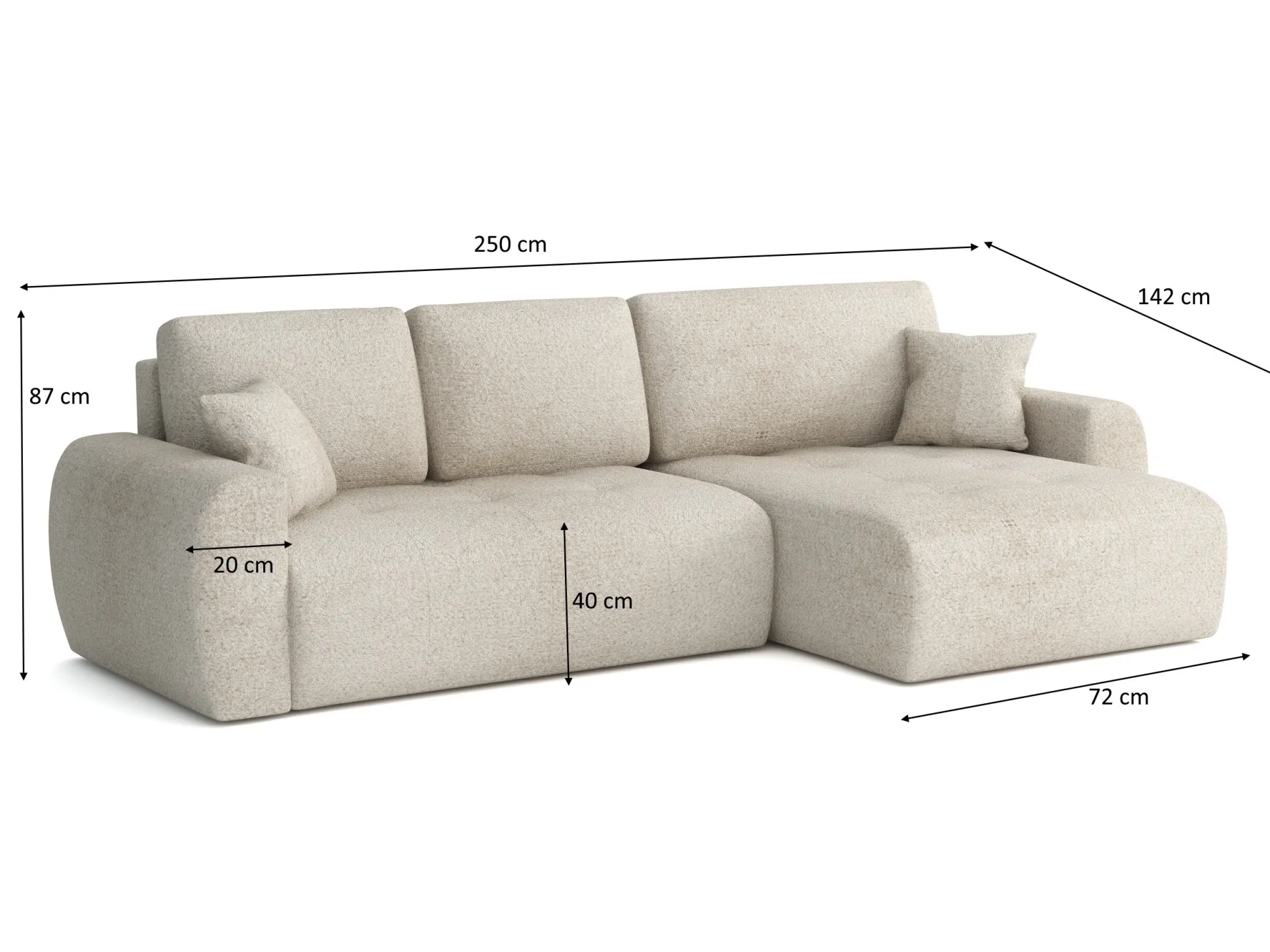 Hjørnesofa Calexico 101