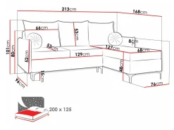 Hjørnesofa Clovis 112 (Manila 02)
