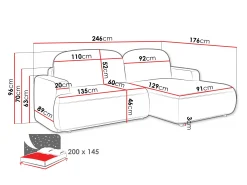Hjørnesofa ComfiDream Marila (Perfect Harmony 63)