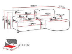 Hjørnesofa Comfivo 532 (Lumo 65)