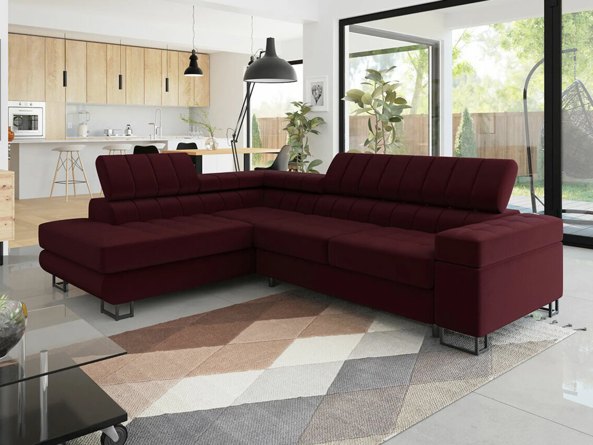 Hjørnesofa Comfivo Anima I (Venus fløjl 2932)