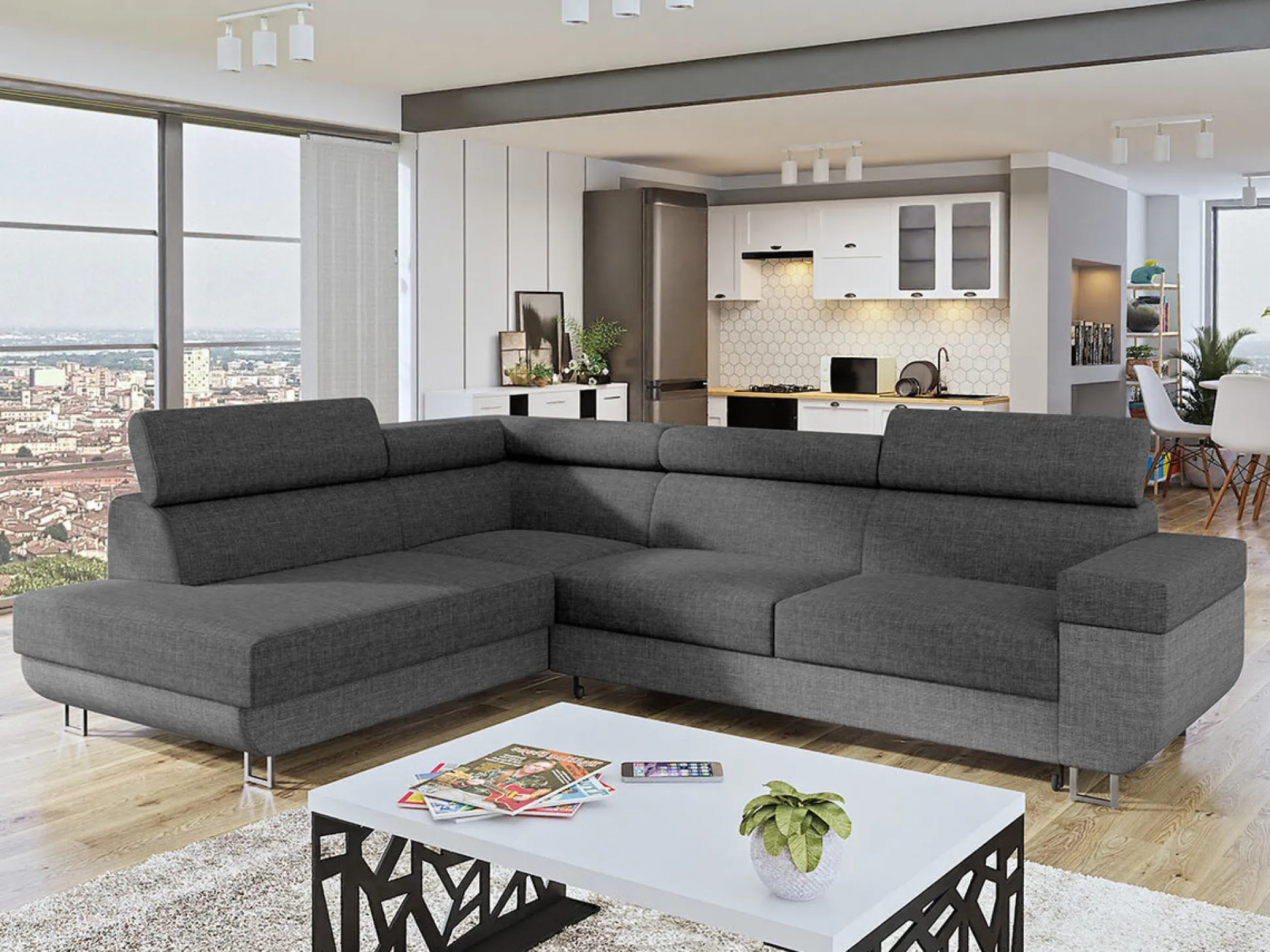 Hjørnesofa Comfivo Liberta (Lux 05 + Lux 06)