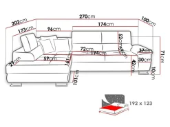 Hjørnesofa Comfivo Ruta III (Soft 011 + Lux 06)