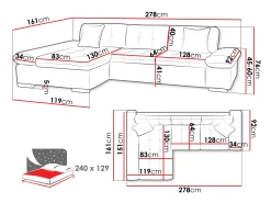 Hjørnesofa Comfivo Sanitas I (Wave 05)