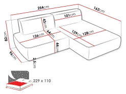 Hjørnesofa Comfivo Soror (Velo 621)