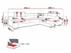Hjørnesofa Comfivo Vinetum (Manila 18)