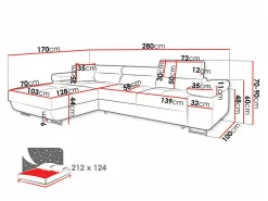 Hjørnesofa Comfivo Vinetum II (Manila 16)