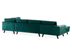 Hjørnesofa Floromo 101 (Monolith 37)