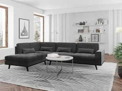 Hjørnesofa Floromo 107 (Monolith 95)