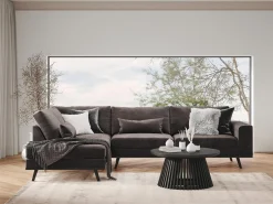 Hjørnesofa Floromo 107 (Monolith 95)