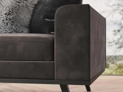 Hjørnesofa Floromo 107 (Monolith 95)