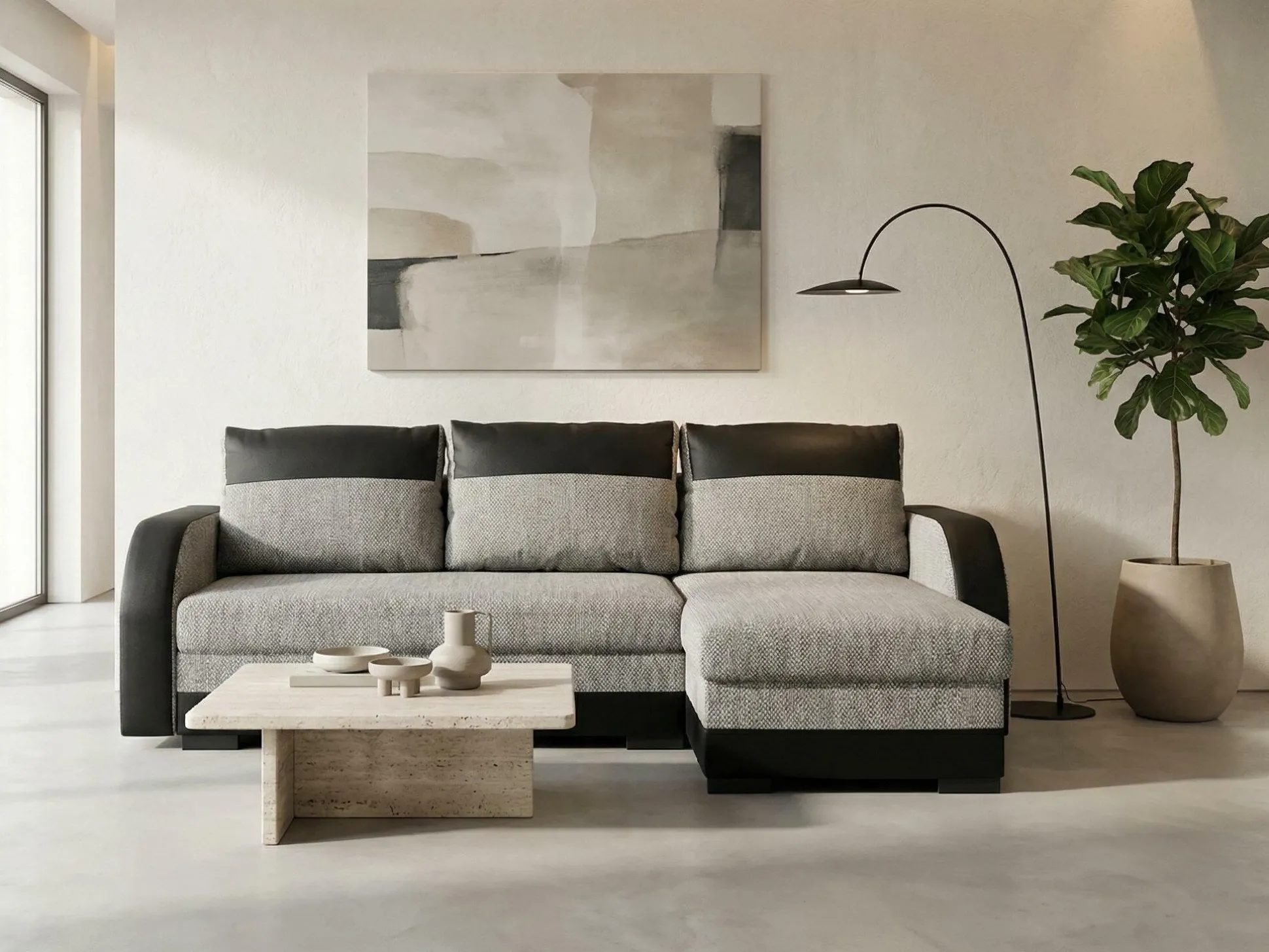 Hjørnesofa Gratia (Soft 011 + Lawa 05)