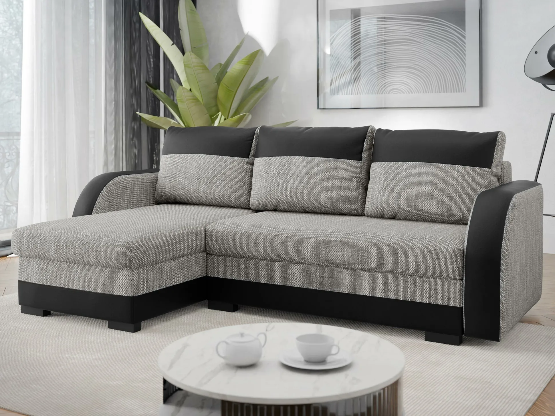 Hjørnesofa Gratia (Soft 011 + Lawa 05)