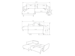Hjørnesofa Kingston 145 (Anthology 20)