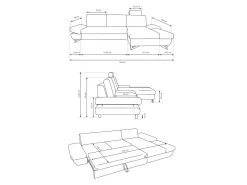 Hjørnesofa Kingston 161 (Avra 16)
