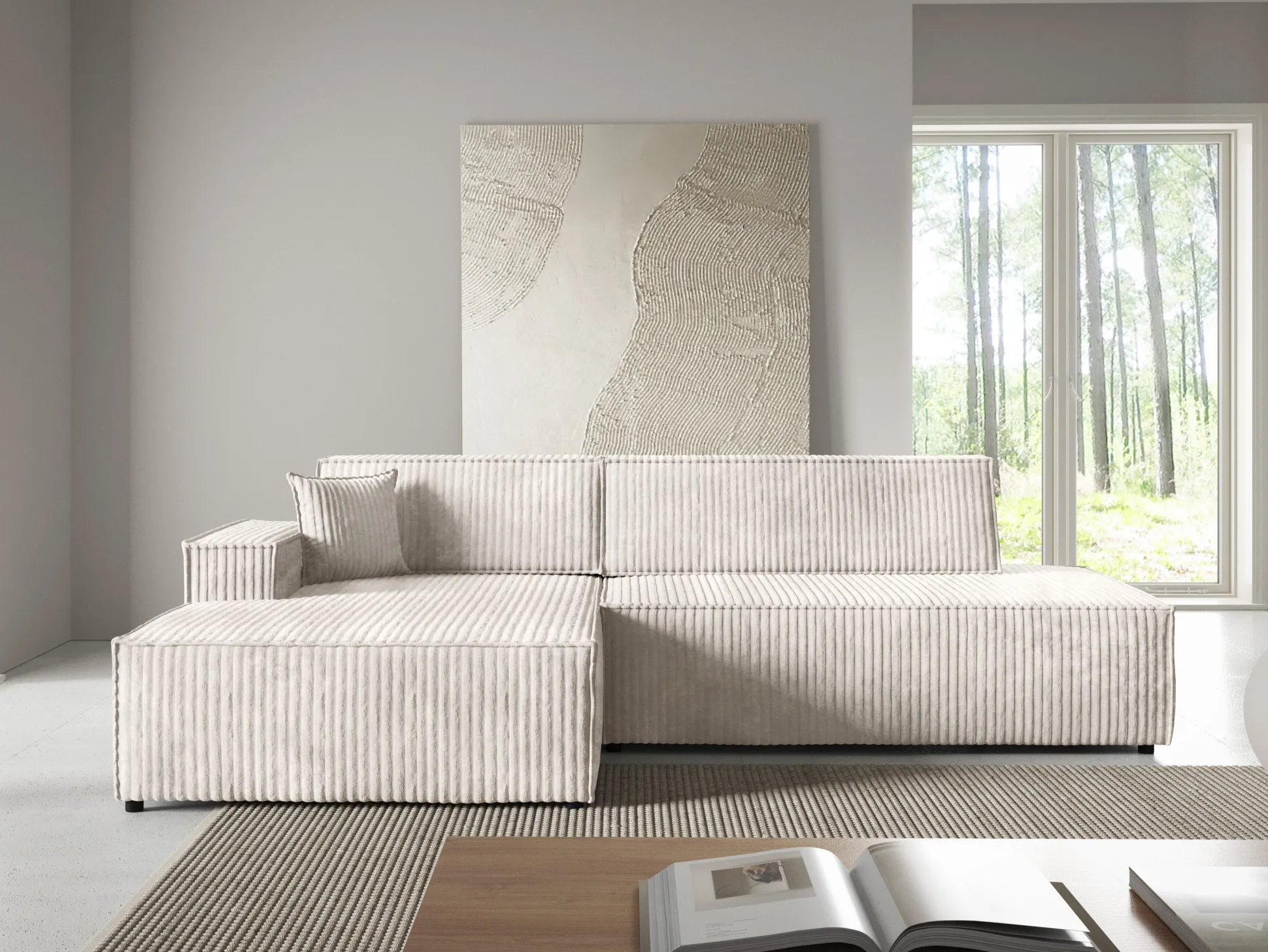 Hjørnesofa Kingston 187 (Tilia 01)