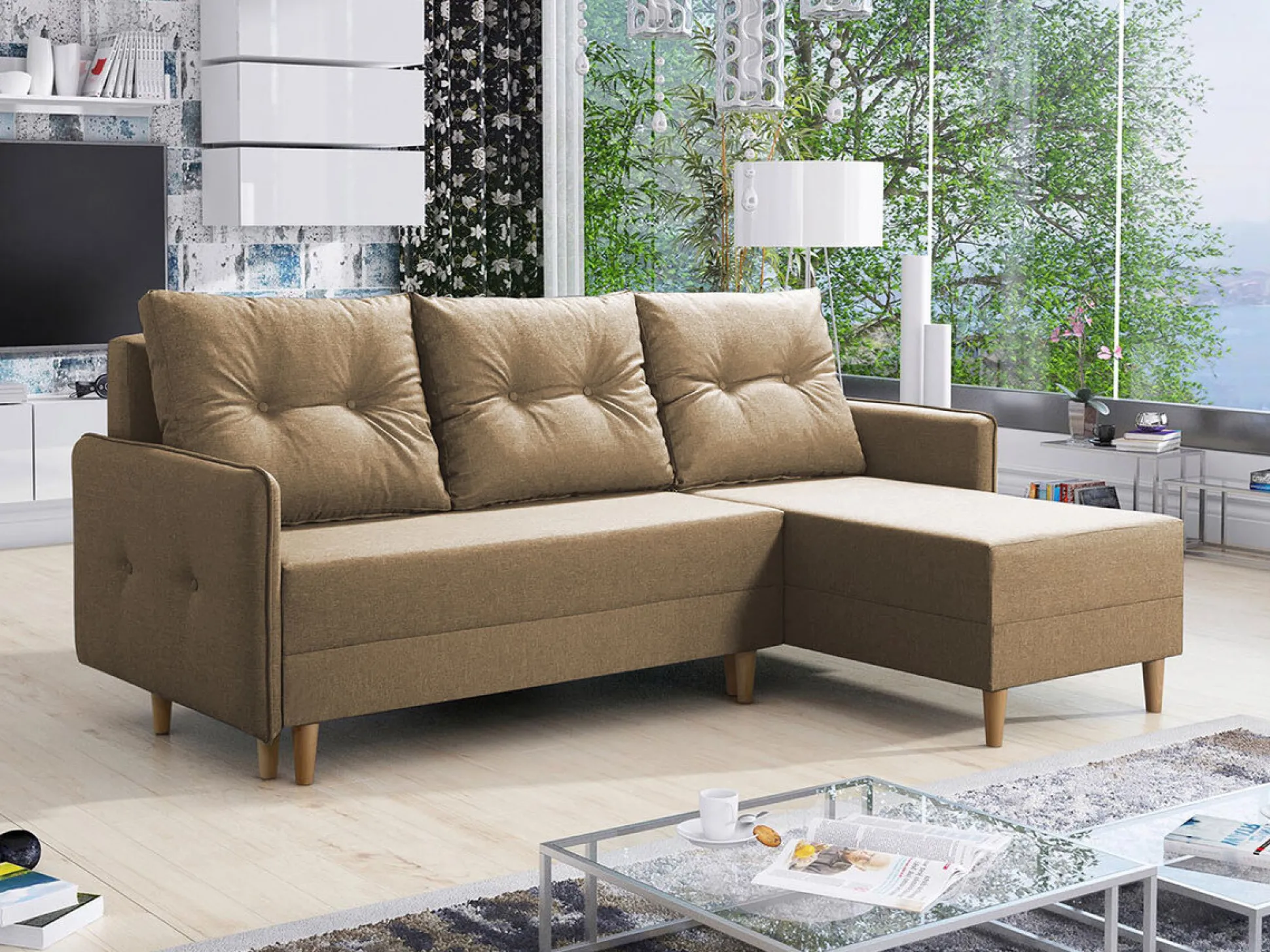 Hjørnesofa Muncie 101 (Lux 02)