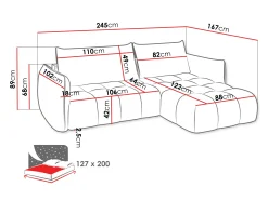 Hjørnesofa Naturis (Lumo 65)