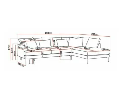 Hjørnesofa Ophliva 103 (Loris 01)