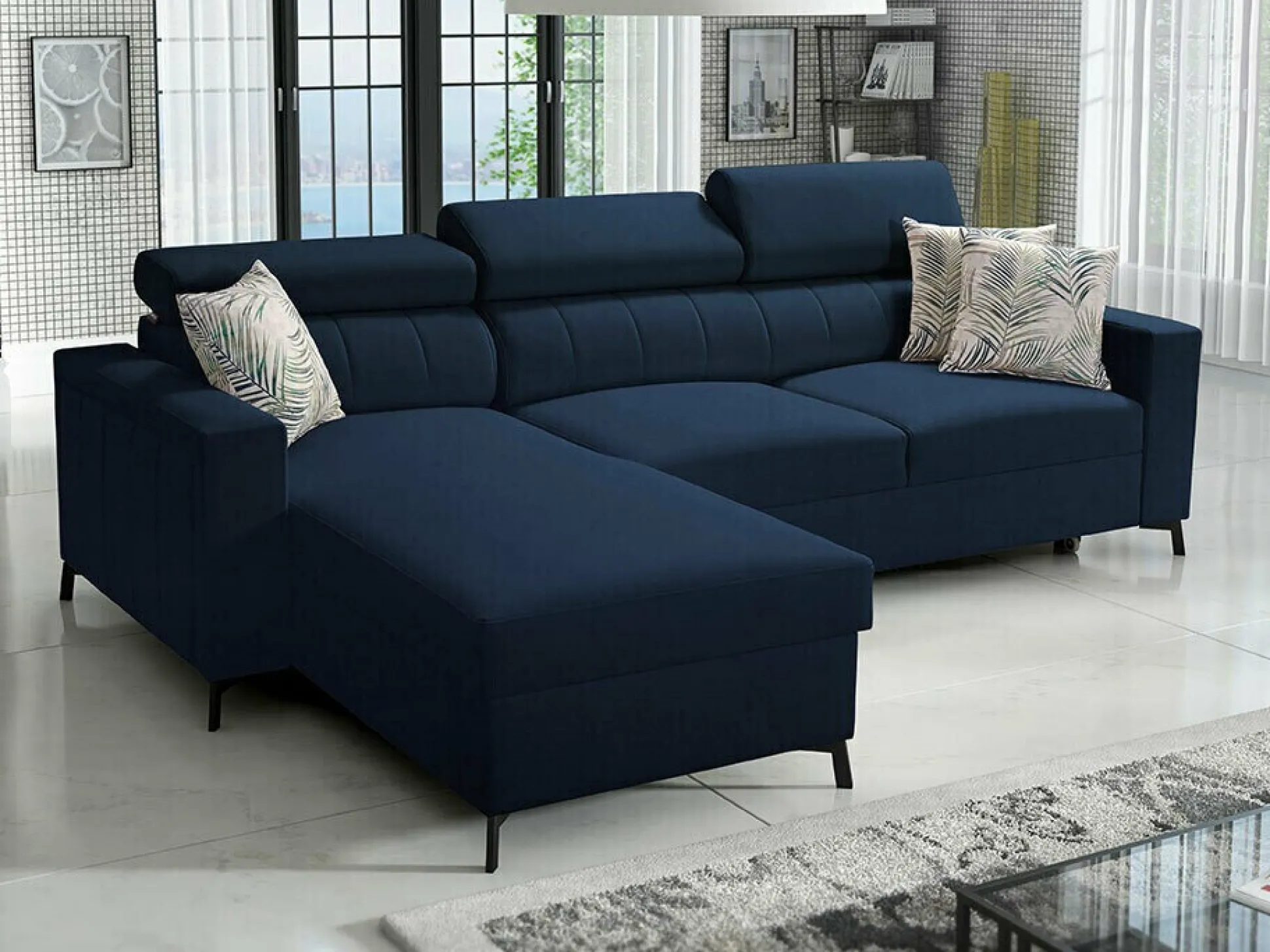 Hjørnesofa Sarasota 151 (Mono 242 + Botanical 36)