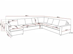 Hjørnesofa Scandinavian Choice Remavio 125 (Grå)