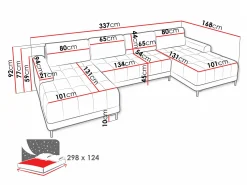 Hjørnesofa Stonecrest 101 (Velo 621)