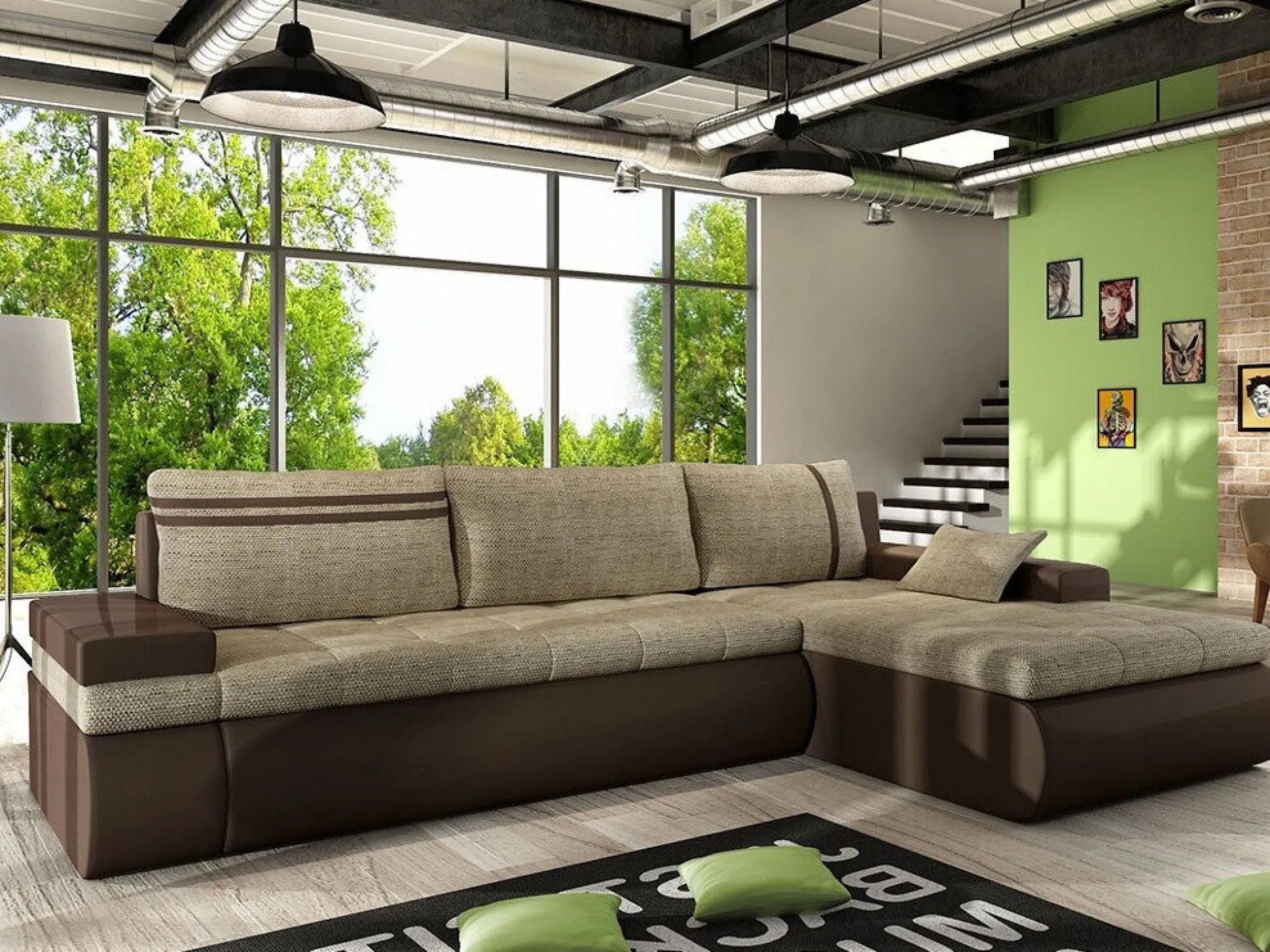 Hjørnesofa Temple 100 (Soft 066 + Lawa 02)