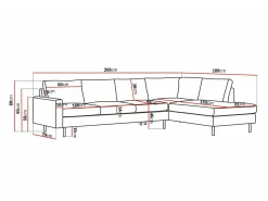 Hjørnesofa Tenfloa 100 (Malmo 90)