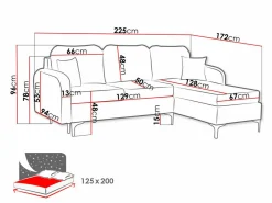 Hjørnesofa Torlua 103 (Manila 02)