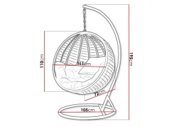Hængestol Comfivo Hederis