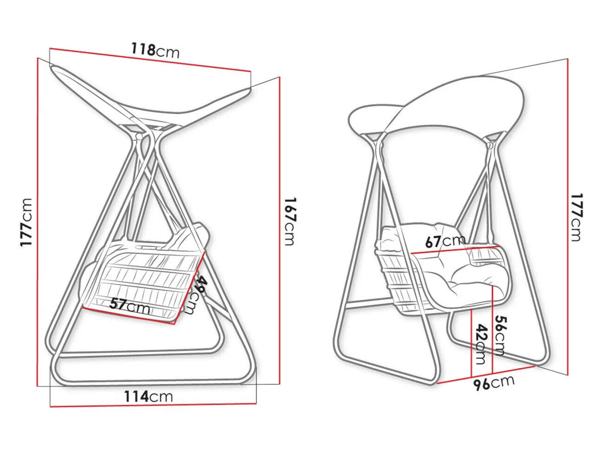 Hængestol Comfivo Liberaler