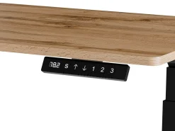 Hæve-sænkebord Charlotte 194 (Hvid + Sort)