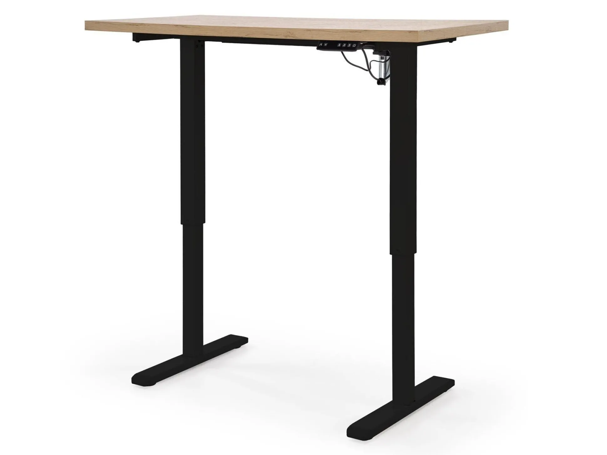 Hæve-sænkebord Houston 1942 (Artisan eg + Sort)